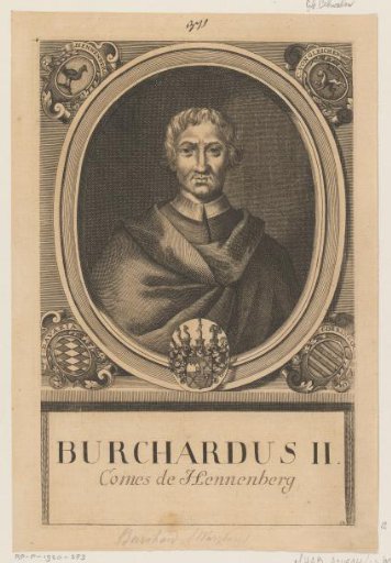 Portrait of Burkhard II von Henneberg, Bishop of Würzburg