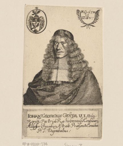 Portrait of Johann Georg Geier