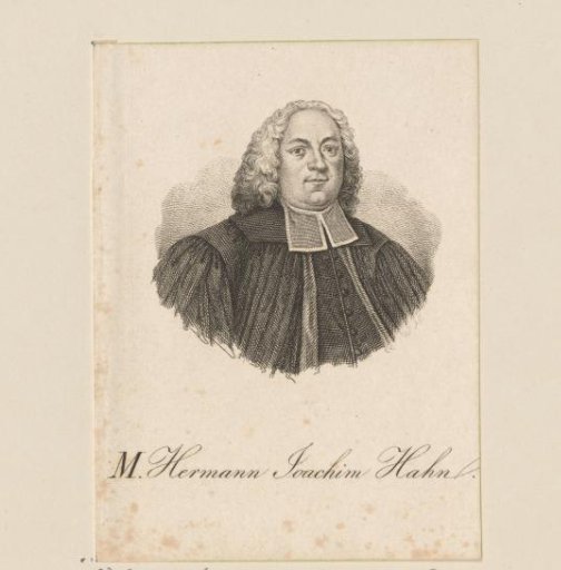 Portrait of Hermann Joachim Hahn