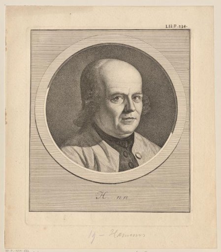 Portrait of a Man, Possibly Johann Georg Hamann