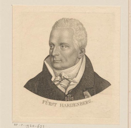 Portrait of Karl August von Hardenberg