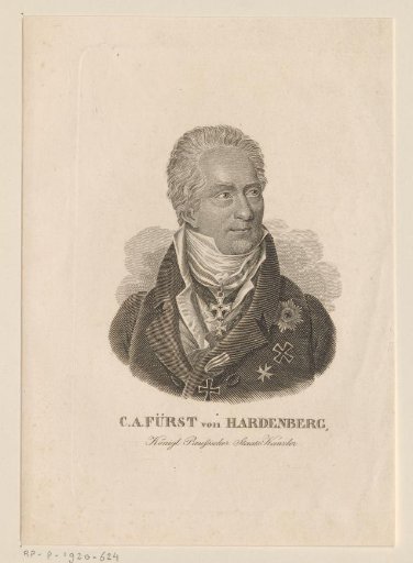 Portrait of Karl August von Hardenberg