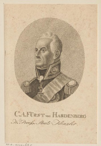 Portrait of Karl August von Hardenberg