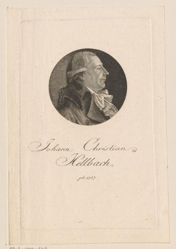 Portrait of Johann Christian von Hellbach