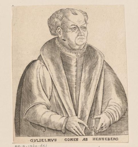 Portrait of William, Count of Henneberg