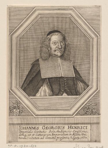 Portrait of Johann Georg Henrici