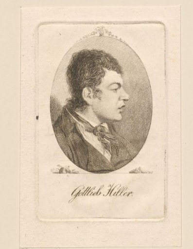 Portrait of Gottlieb Hiller