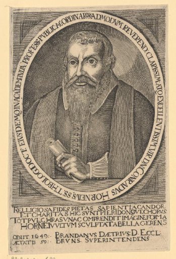 Portrait of Conrad Hornejus