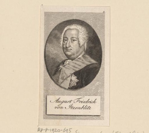 Portrait of August Friedrich von Itzenplitz