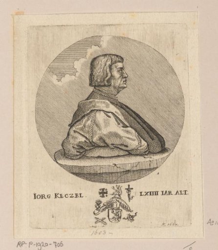 Portrait of Georg Ketzel at the age of 64