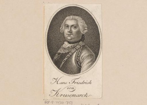 Portrait of Hans-Friedrich von Kruseman