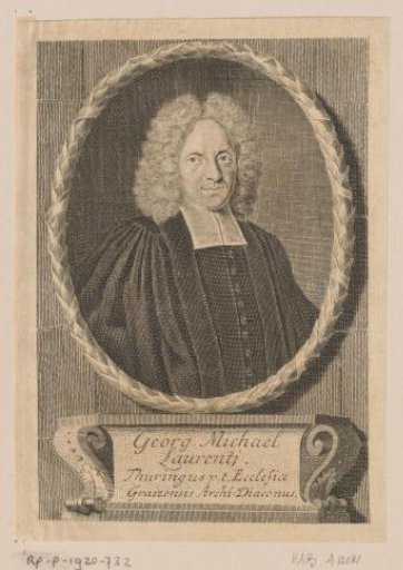 Portrait of Georg Michael Laurentii
