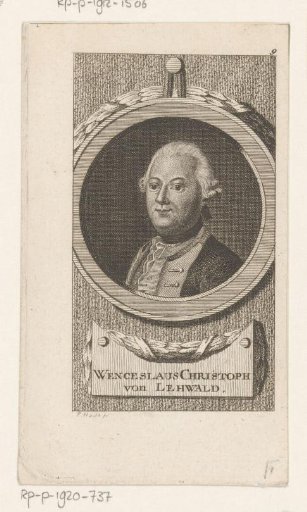 Portrait of Wenzeslaus Christoph von Lehwald