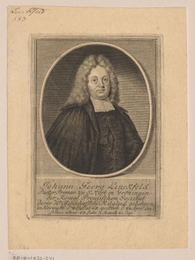 Portrait of Johann Georg Leuckfeld