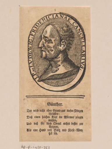Portrait of Johann Peter von Ludewig