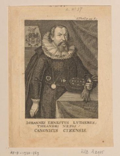 Portrait of Johann Ernst Luther at the age of 62