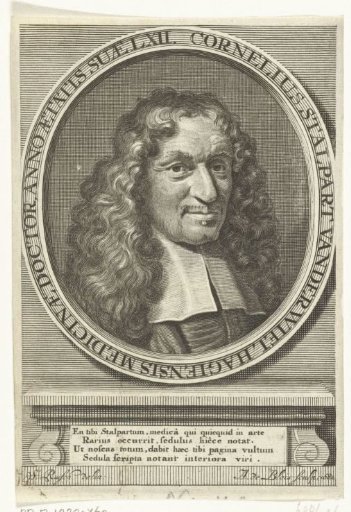 Portrait of physician Cornelis Stalpart vander Wiel