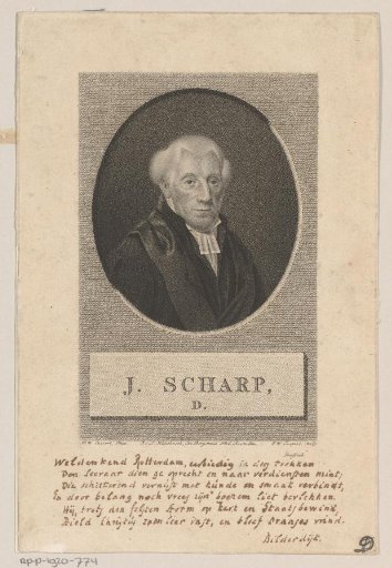 Portrait of Jan Scharp