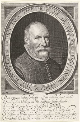 Portrait of Hans de Ries, aged 66