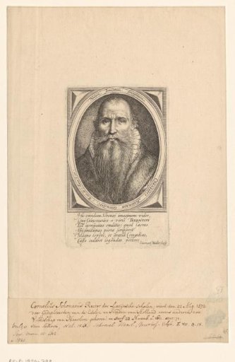 Portrait of Cornelius Schonaeus at the age of 55