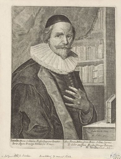 Portrait of the lawyer Johan van den Sande