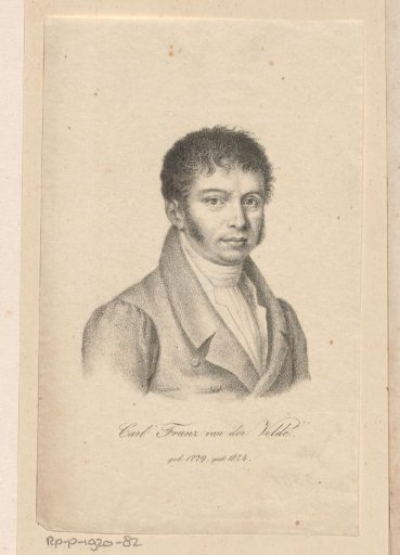 Portrait of Carl Franz van der Velde