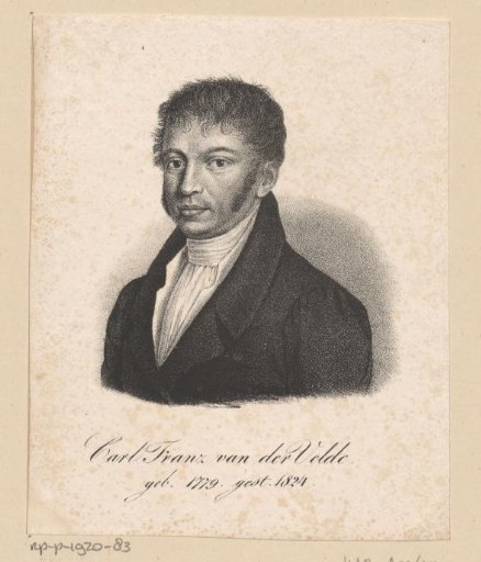 Portrait of Carl Franz van der Velde