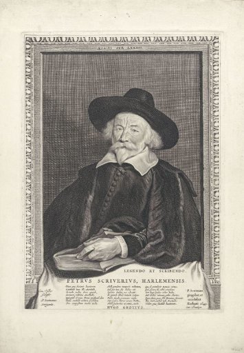 Portrait of Petrus Scriverius aged 74