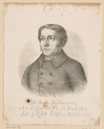 Portrait of Johann Christian Wallmann