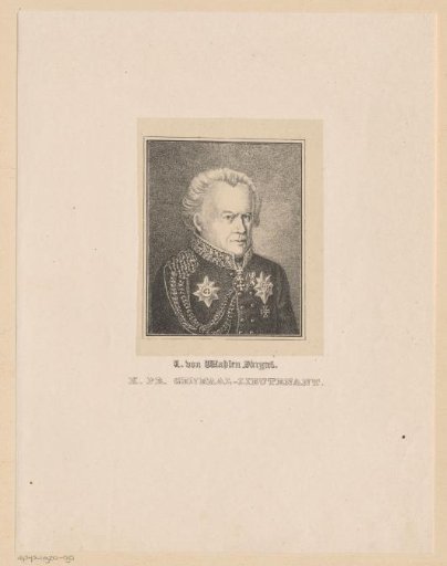 Portrait of Georg Ludwig Alexander von Wahlen-Jürgass