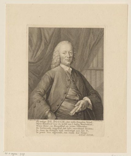 Portrait of Bernardus de Bosch