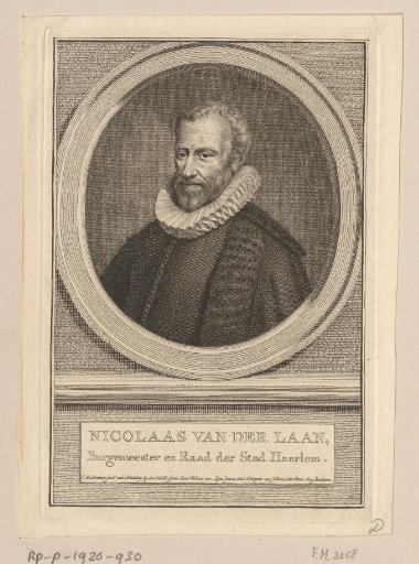 Portrait of Nikolaas van der Laan