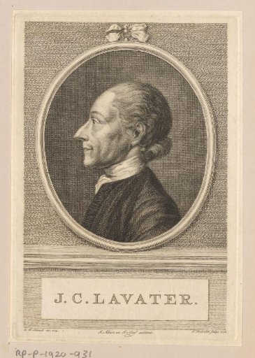 Portrait of Johann Caspar Lavater