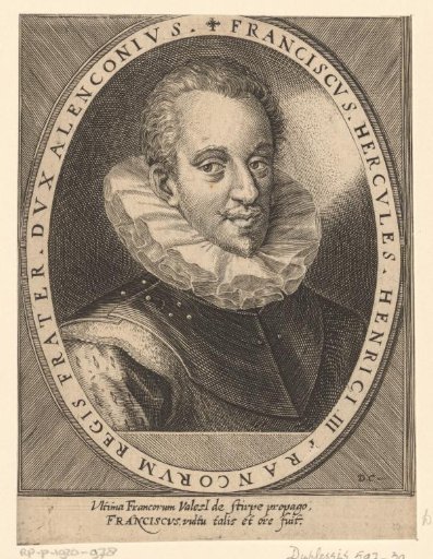 Portrait of François-Hercule de Valois, Duke of Anjou