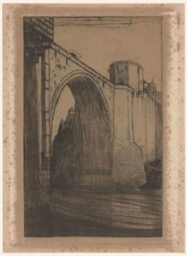 Puente de Alcántara over the Tagus in Toledo