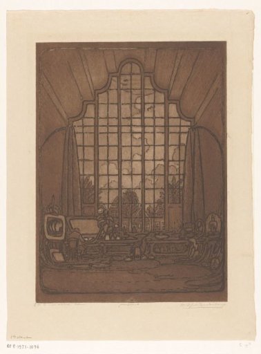 Interior of the Studio of Wijnand Otto Jan Nieuwenkamp at Het Marken in Edam