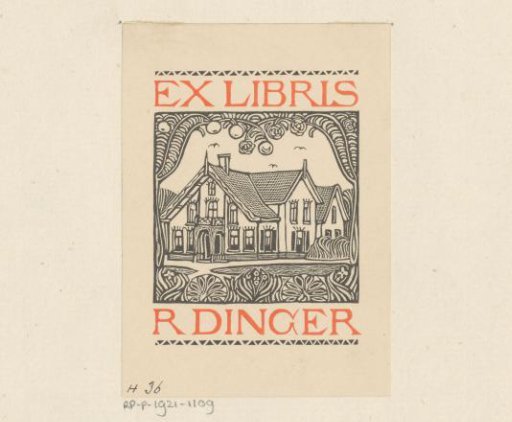Ex libris of Rutgerus Dinger