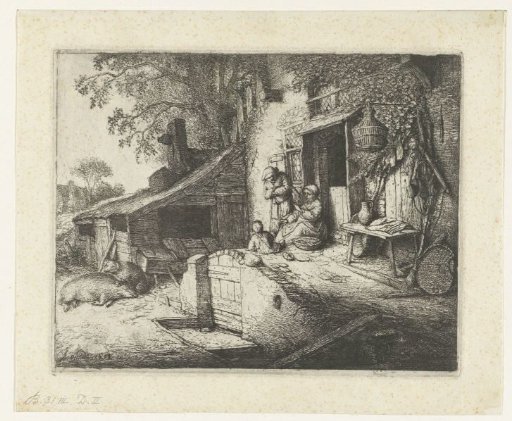 Woman Spinning in Front of a House