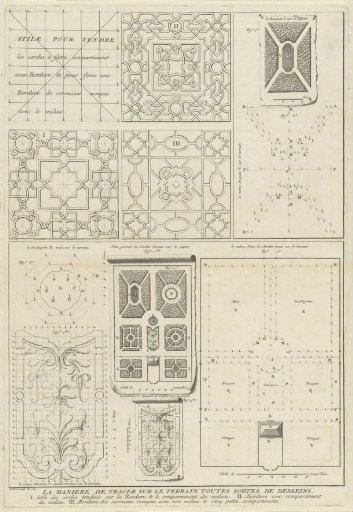 Designs for Formal Gardens