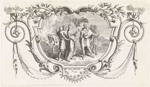 Tamar shows the staff and ring of Judah and Joseph appointed as viceroy