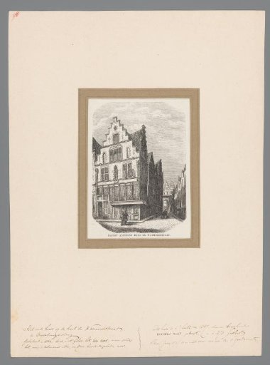 View of a house in the Warmoesstraat