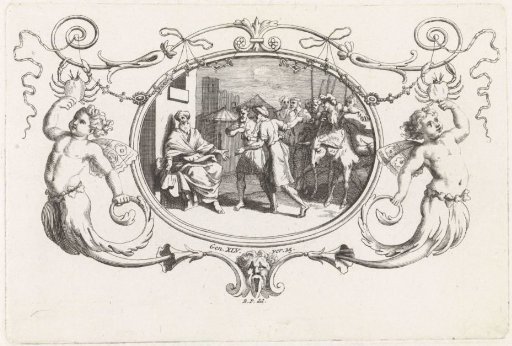 Joseph gives orders to store the grain and Joseph's brothers tell Jacob that Joseph is alive