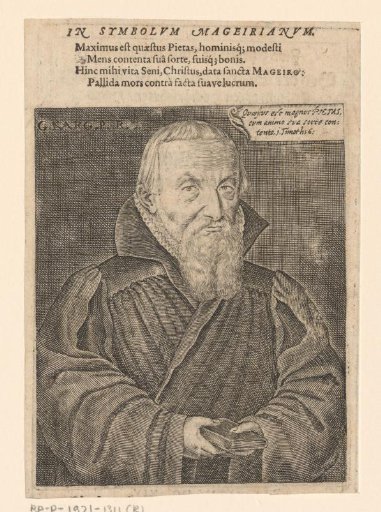 Portrait of Johannes Magirus
