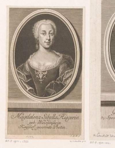 Portrait of Magdalena Sibylla Rieger