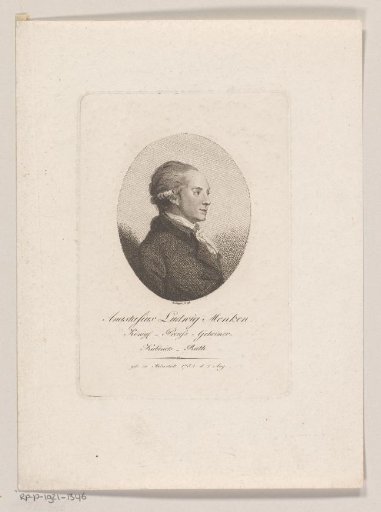 Portrait of Anastasius Ludwig Mencke