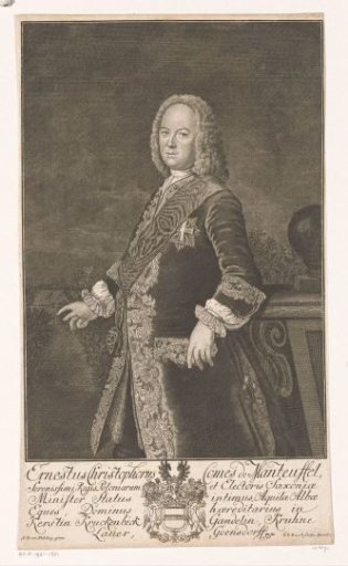 Portrait of Ernst Christoph, Imperial Count von Manteuffel