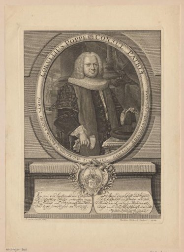 Portrait of Cornelius Poppe at the age of 50