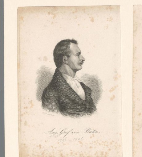 Portrait of August Graf von Platen