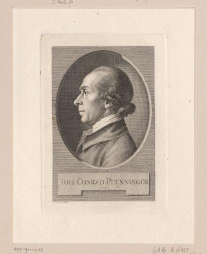 Portrait of Johann Konrad Pfenninger