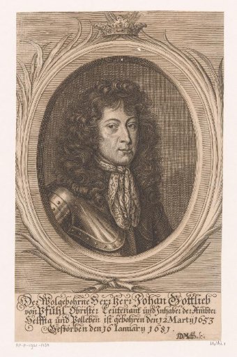 Portrait of Johann Gottlieb von Pfühl